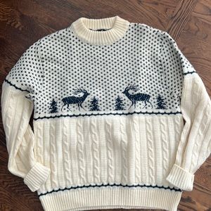 Vintage reindeer sweater